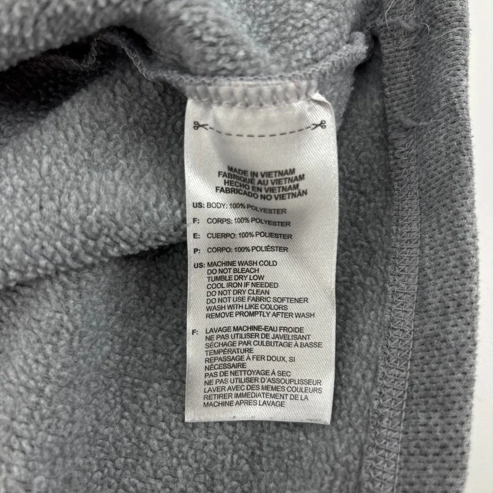 Adidas Mens Pullover XL Gray Quarter Zip B88408 Waffle Knit Fleece Golf Outdoor - Picture 4 of 9